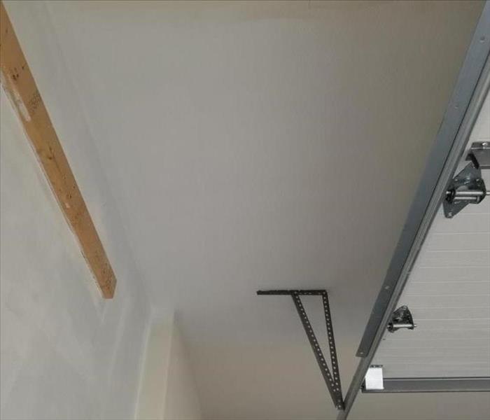 Post-mitigation of garage ceiling